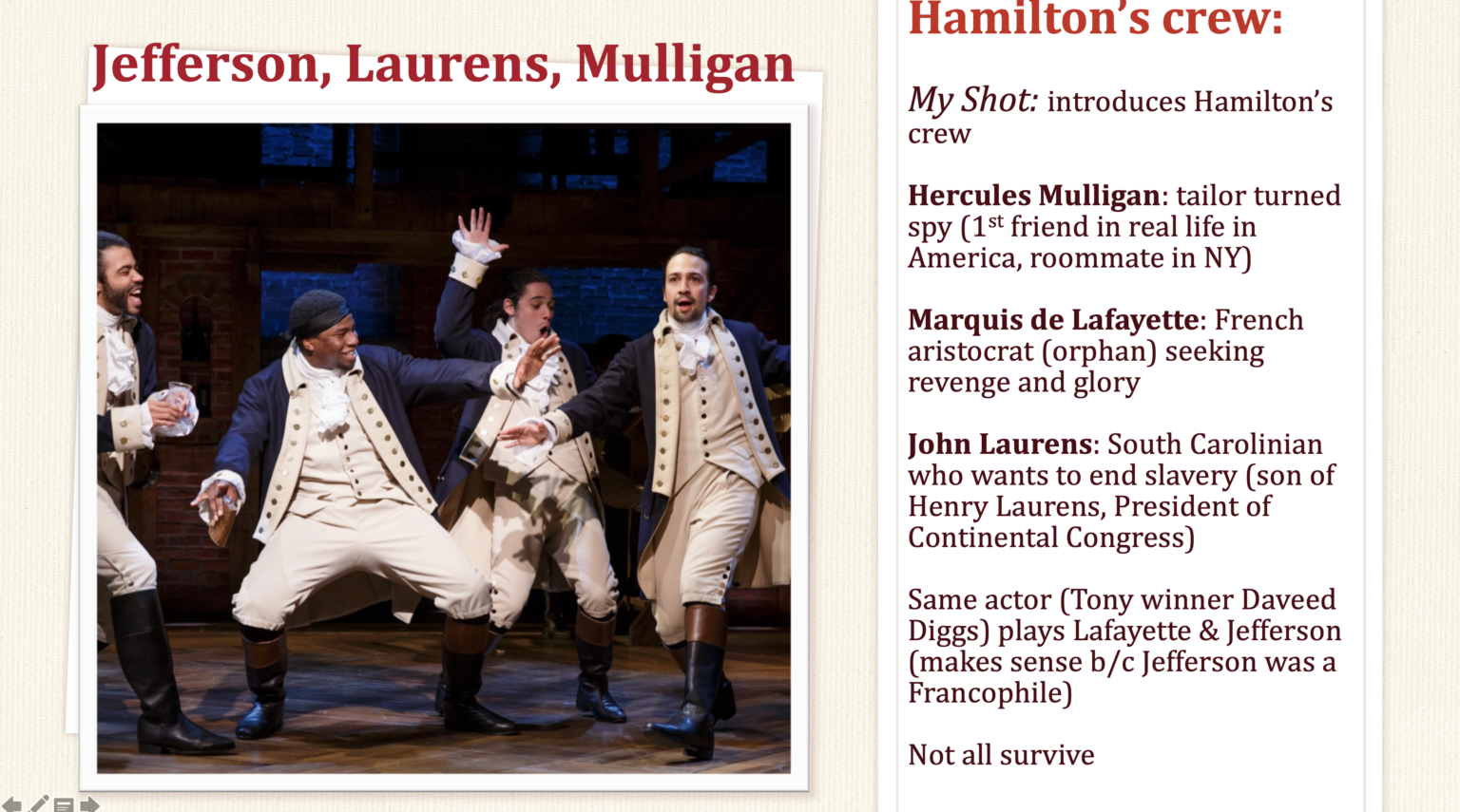 Hamilton Musical Powerpoint Statutes And Stories